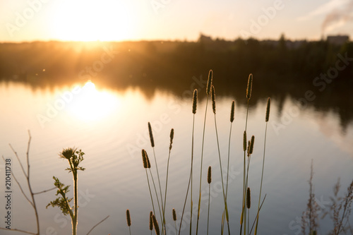 Sunset lake