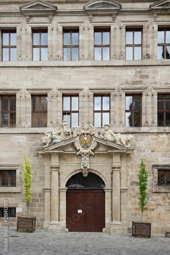 Nürnberg - Ein Portal des alten Rathauses