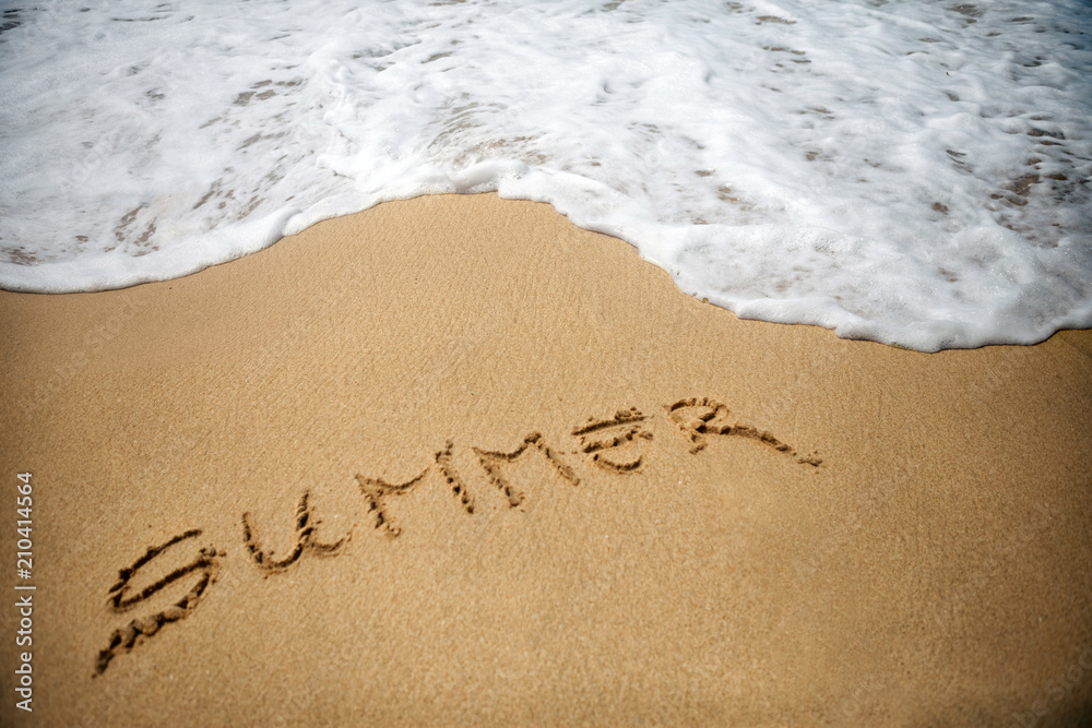 Fototapeta premium Summer and beach