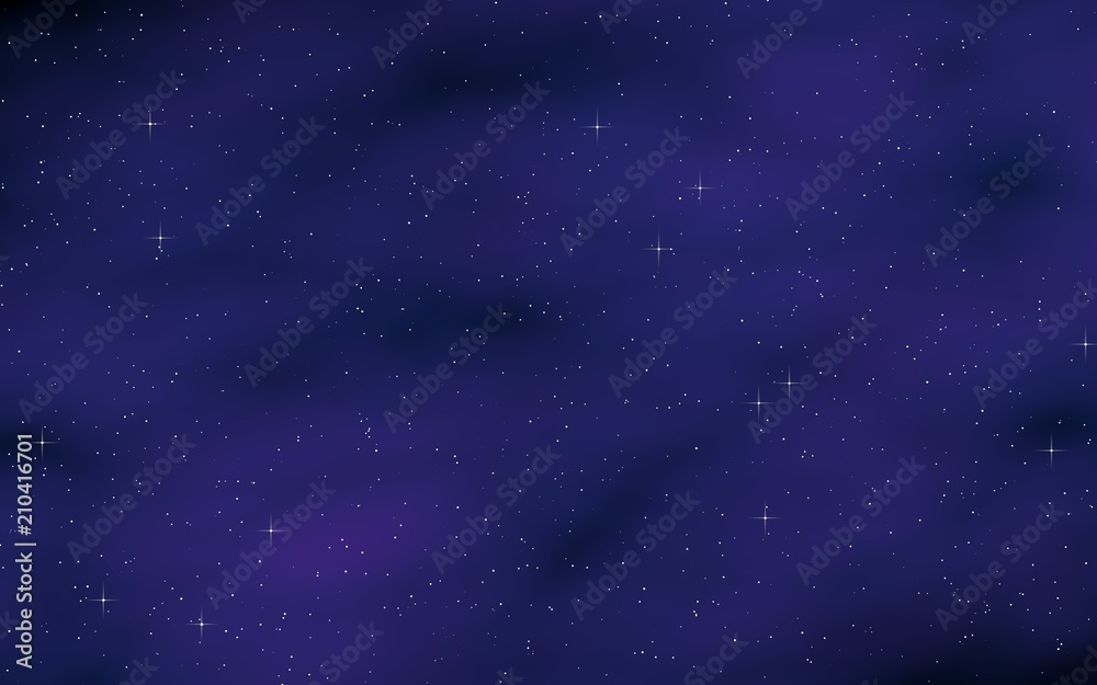 Obraz premium Colorful and beautiful space background. Outer space. Starry outer space texture. 3D illustration