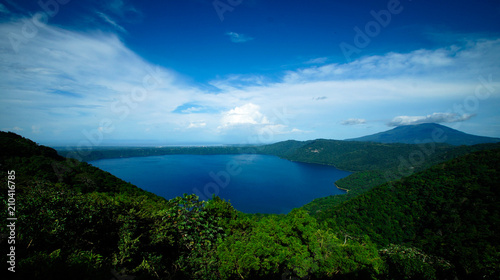 View on the laguna de Apoyo in Nicaragua