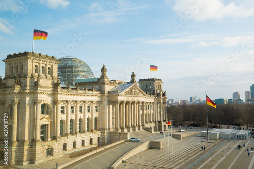 Canvas Print Deutscher Bundestag