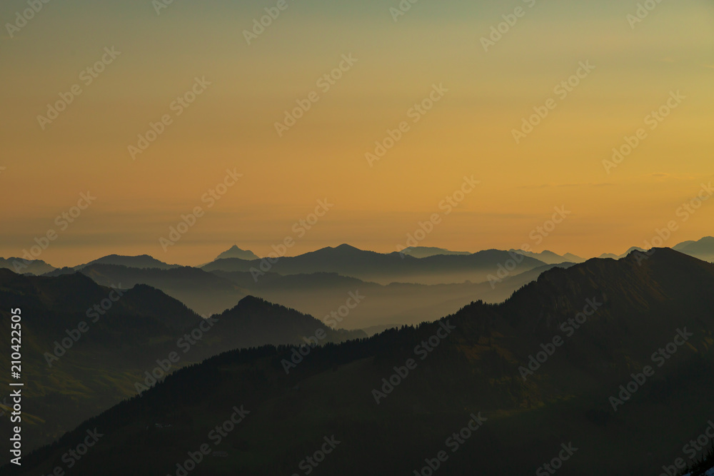 Before Sunrise in the mountains Before Sunrise in the mountains