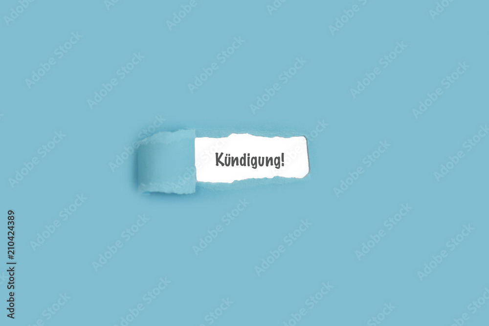 Kündigung Kündigung