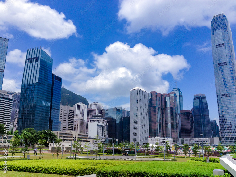 Fototapeta premium Hong Kong Island Skyline