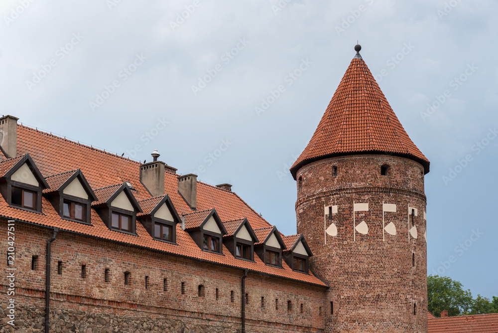 Fototapeta premium Gothic teutonic Knights castle in Bytow. Poland