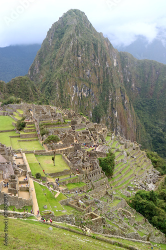 Machu Picchu, the famous Inca citadel in Cusco Region, Urubamba Province, Peru