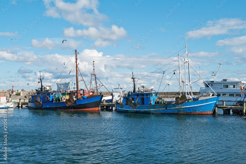 Fishing boats at the harbor