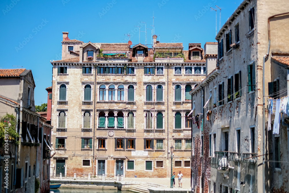 old architecture in Venice, Italy old architecture in Venice, Italy