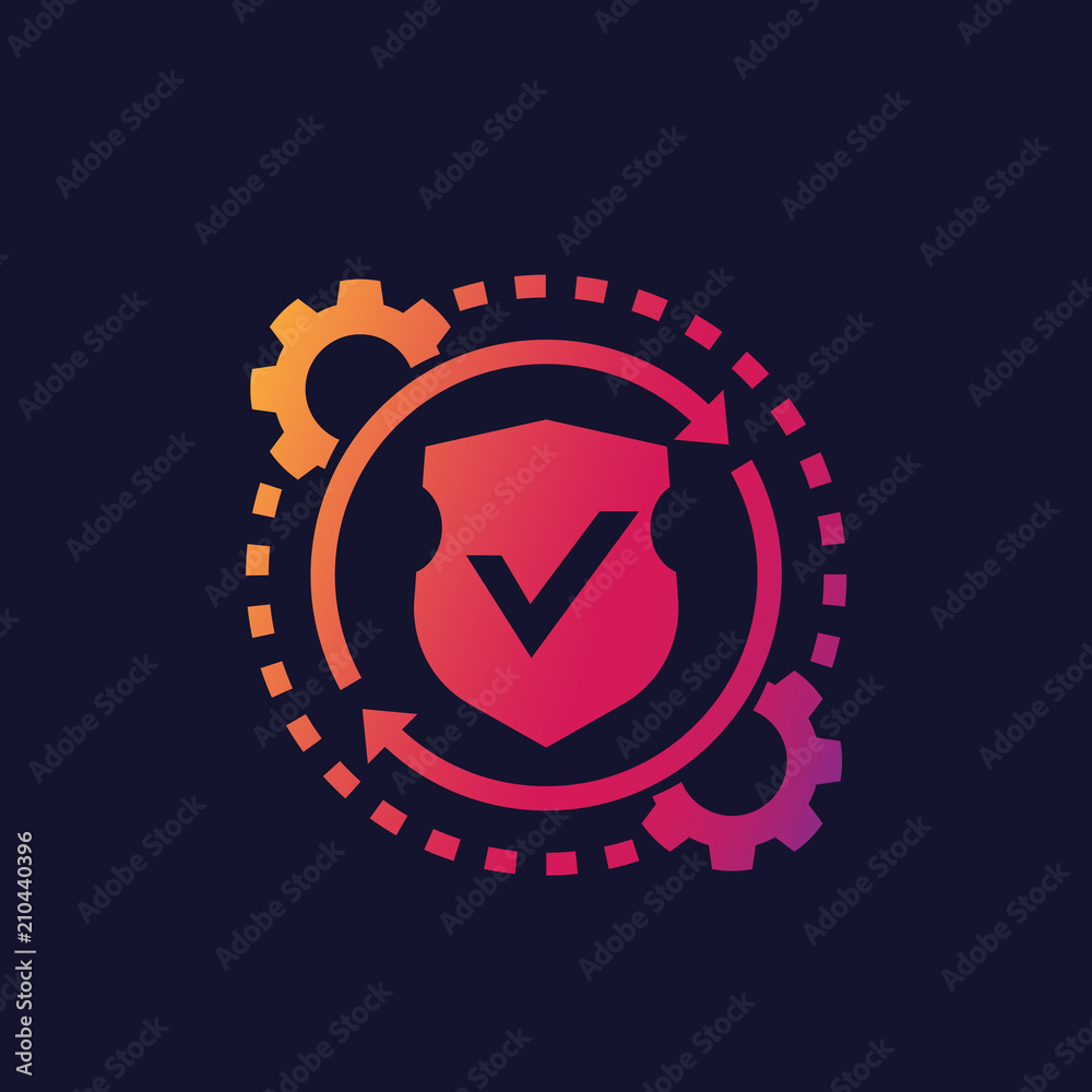 Obraz premium security, access protection vector illustration