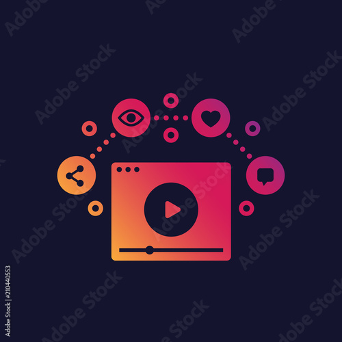 video streaming, vlog and video content