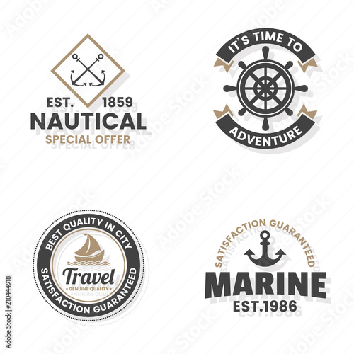 Vintage Retro Vector Logo for banner