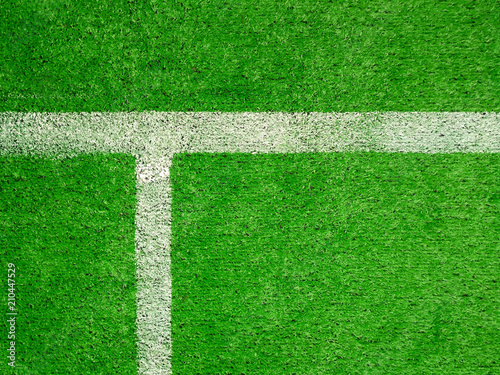 part of an indoor soccer field with boundries
