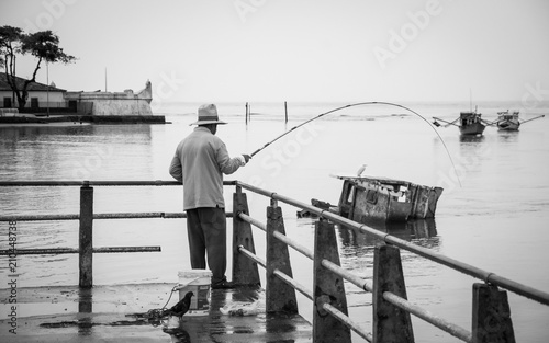 Obraz na plátně Velho pescador