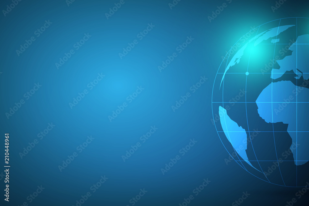 Global network connection with business concept and world map line, vector illustrator Global network connection with business concept and world map line, vector illustrator