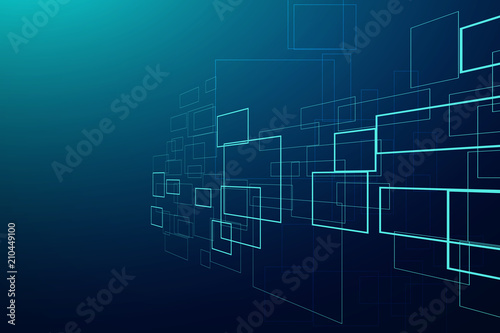 Abstract figure lines background, vector illustrator