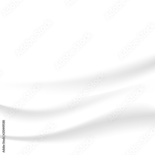 White cloth texture background, vector illustrator
