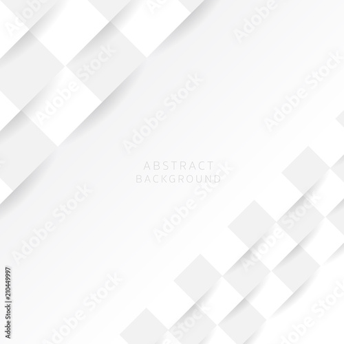 White a geometric abstract background texture, vector