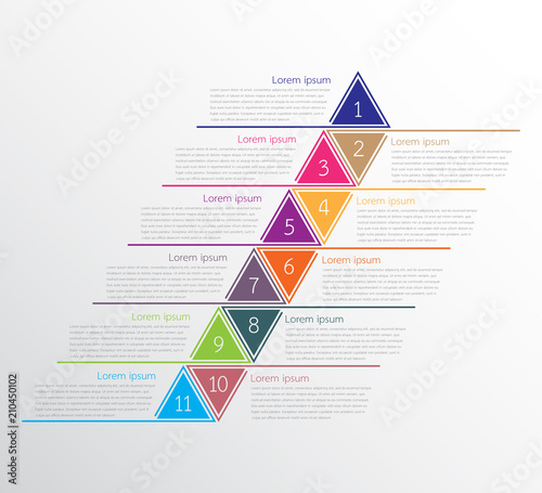 Vector infographic templates used for detailed reports. All 11 topics. © Phaigraphic