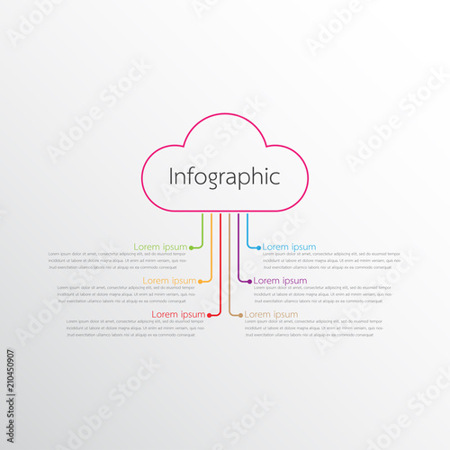 Vector infographic templates used for detailed reports. All 6 topics.