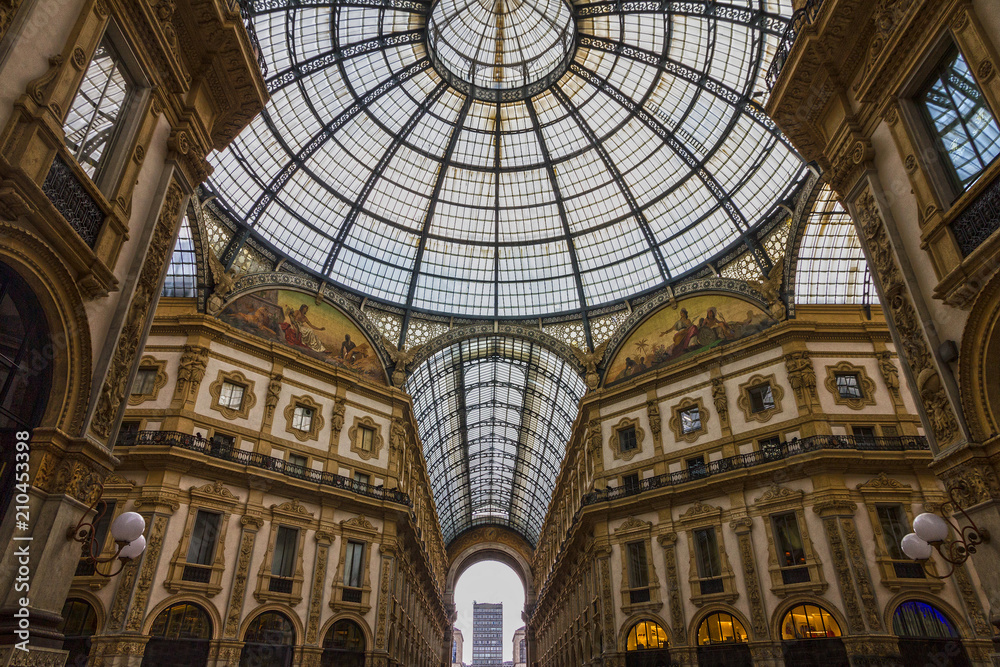 Milan, Italy, Milano Gallery Vittorio Emanuele II.