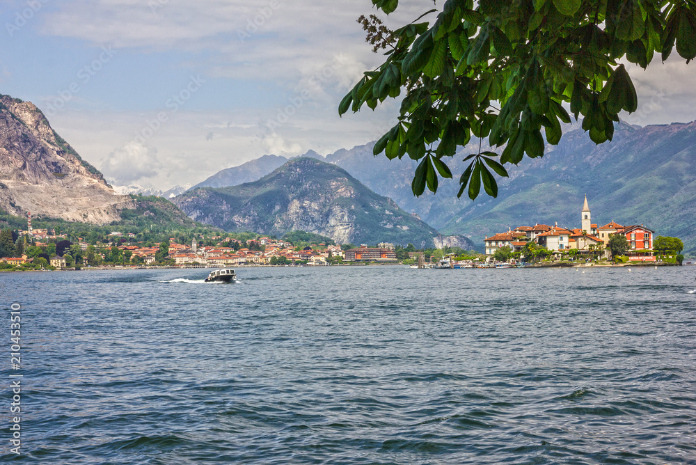 Stresa, Italy. Isola dei Pescatori, Verbano islands, Lombardy, Lago Maggiore.