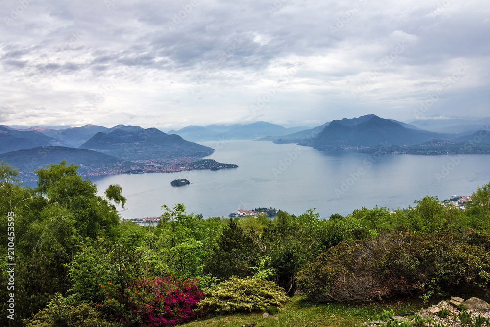 Maggiore lake, Italy, Lombardy, Alpinia botanical garden, Stresa