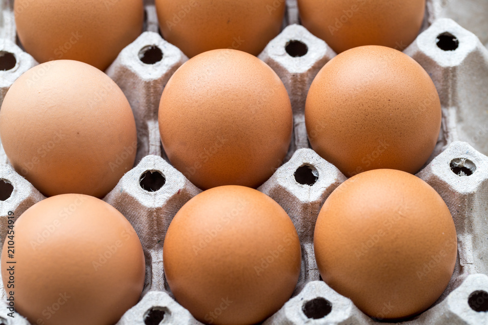 9 eggs stack on the tray 9 eggs stack on the tray