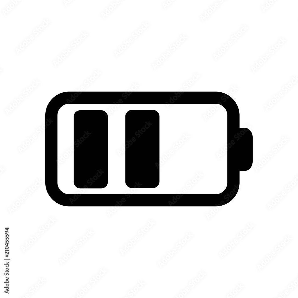 Battery icon vector icon. Simple element Battery symbol design. Can be used for web and Stock Adobe Stock