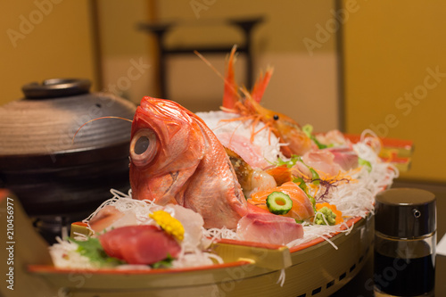 Photography Sashimi boat