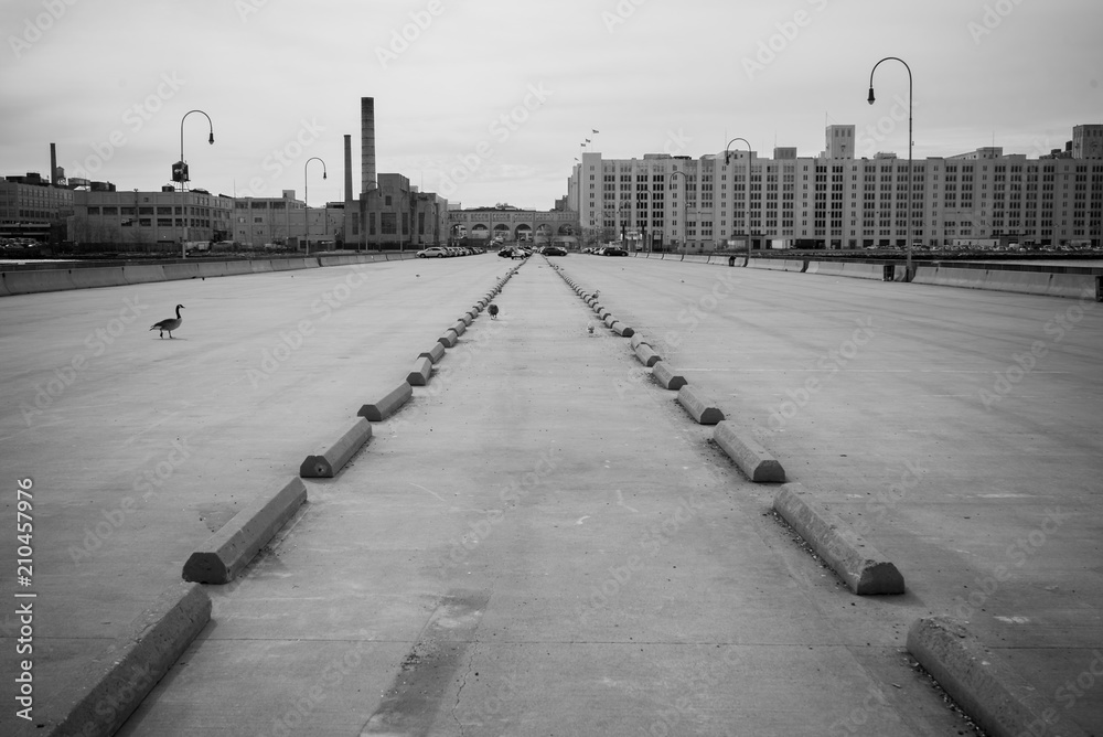Obraz premium Parking Lot Symmetry