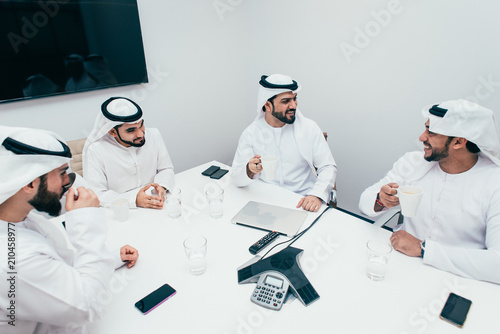 Photography Arabic business team in the office