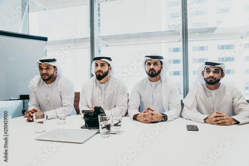 Photography Arabic business team in the office