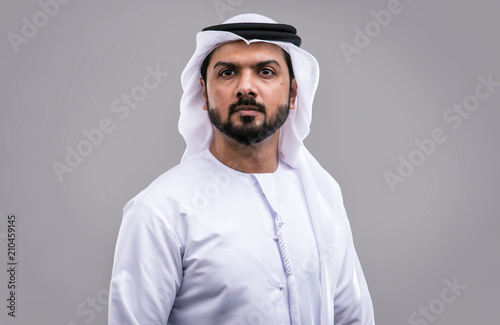 Man from Dubai with kandura