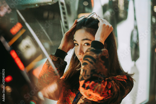Photography Beautiful asian japanese girl street portraits