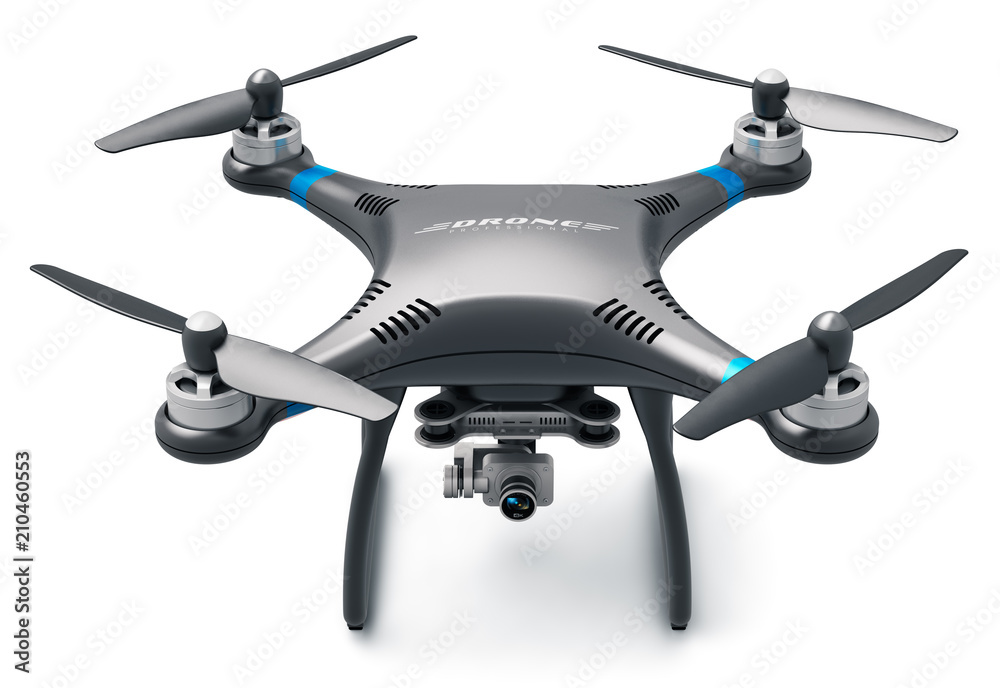 Quadcopter drone with 4K video and photo camera Quadcopter drone with 4K video and photo camera