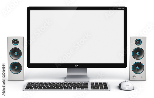 Desktop computer photo