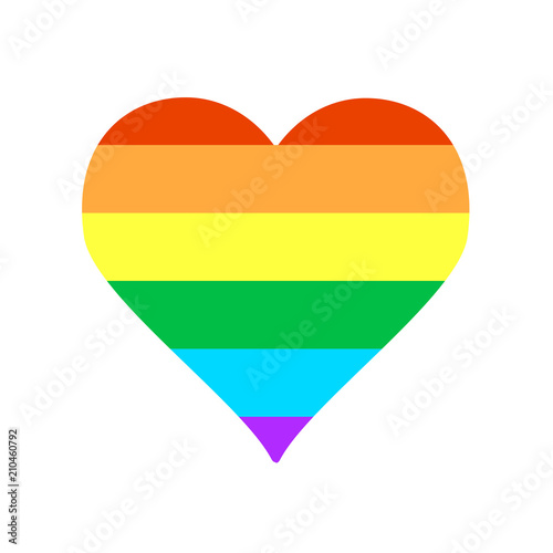 heart gay pride flag color rainbow illustration Free Download heart gay pride flag color rainbow illustration - GFXLoad