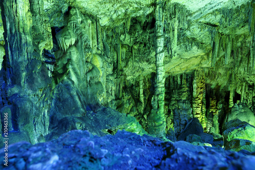 Dikteo Andro Cave also known as birth place of Zeus in Crete, Greece. photo