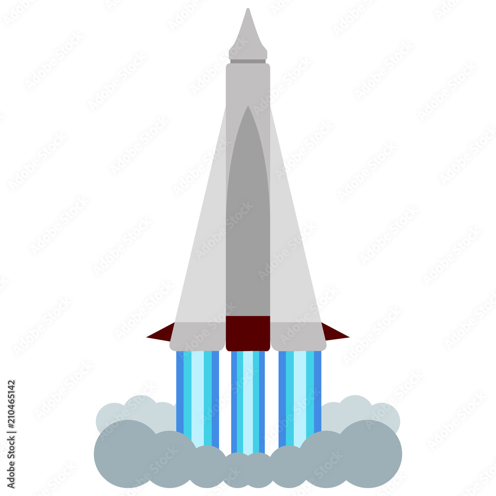 Rocket taking off Rocket taking off
