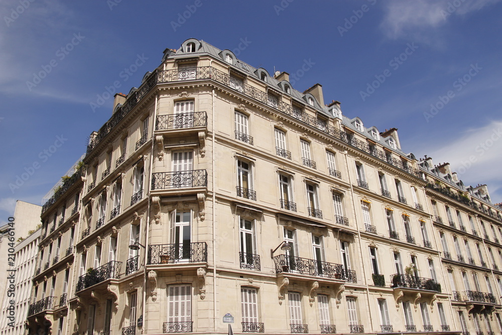 Immeuble ancien du quartier Chaillot à Paris