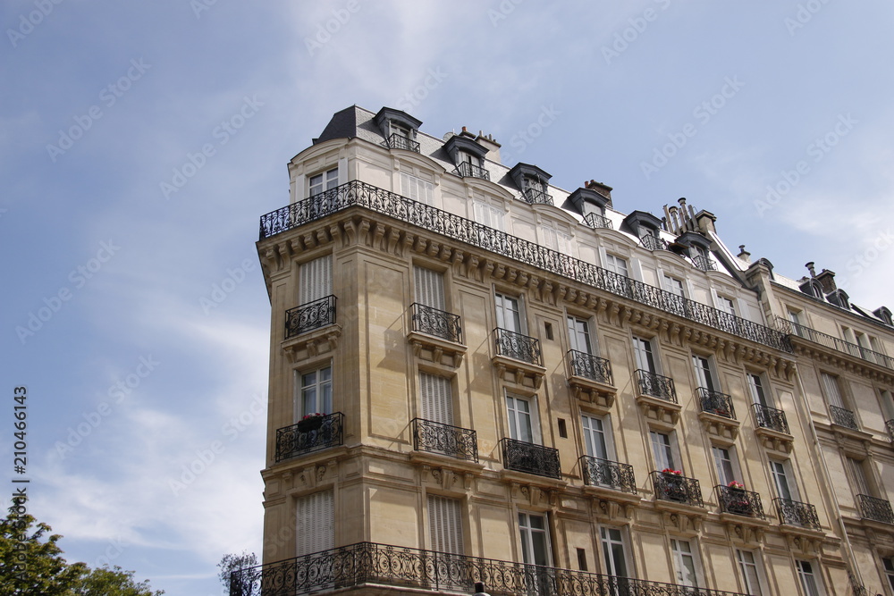 Immeuble ancien du quartier Chaillot à Paris