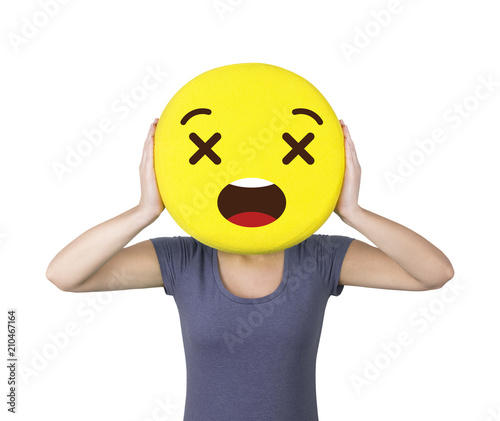 Obraz na płótnie People with Emoticon