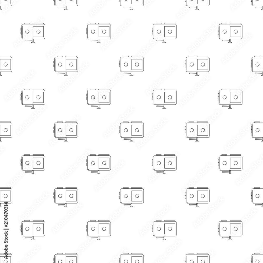 Action camera background from line icon. Linear vector pattern Action camera background from line icon. Linear vector pattern