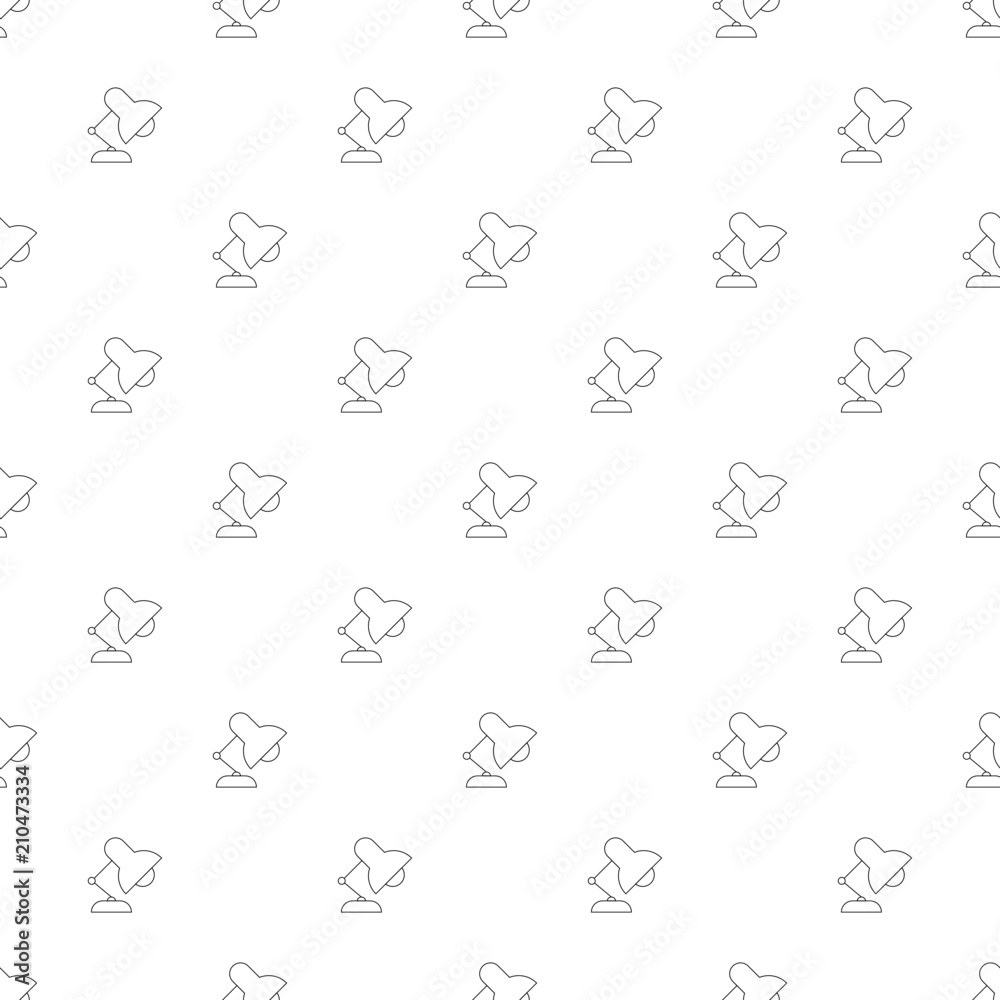 Lamp background from line icon. Linear vector pattern