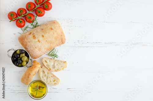 Italian ciabatta bread