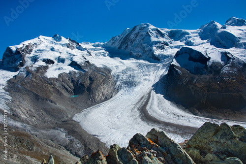 glacier in swizerland