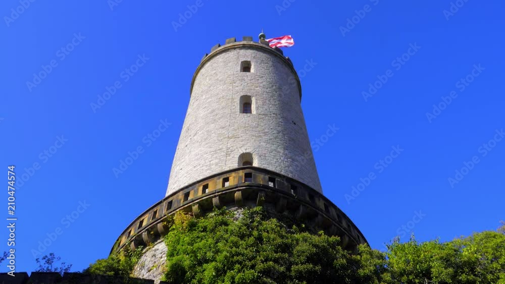 Turm von der Sparrenburg Stadt Bielefeld in Westfalen Deutschland Turm von der Sparrenburg Stadt Bielefeld in Westfalen Deutschland