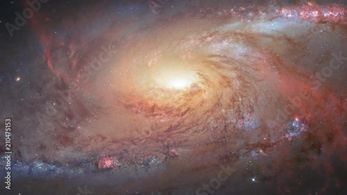 4K NASA Cinemagraph Collection - Messier 106 Galaxy photo