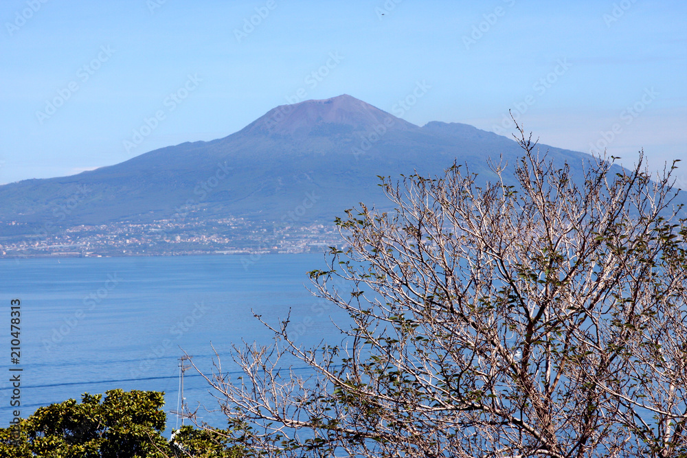 le volcan Vésuve en Italie